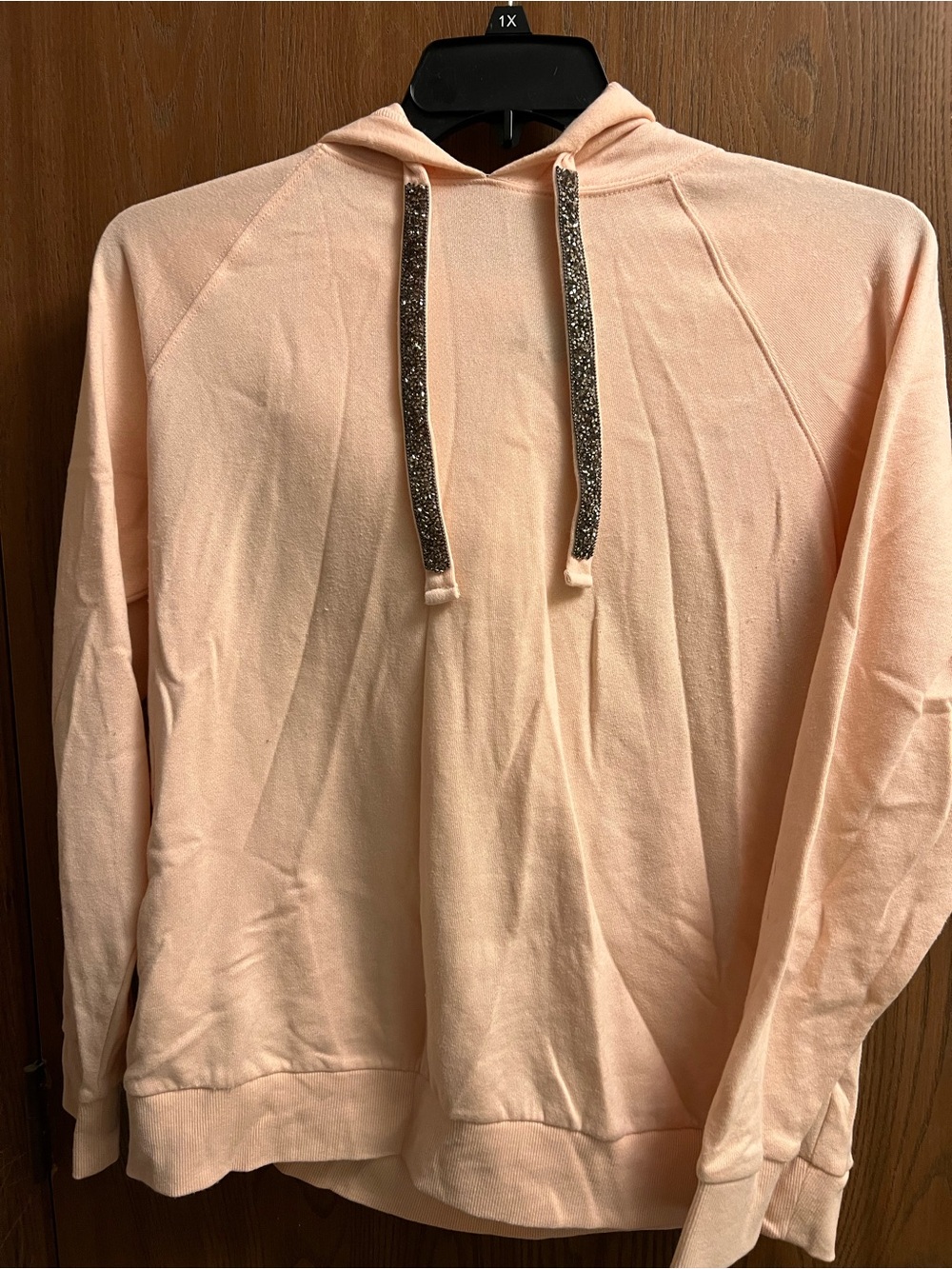 torrid Peach Hoodie with Sparkle Drawstrings